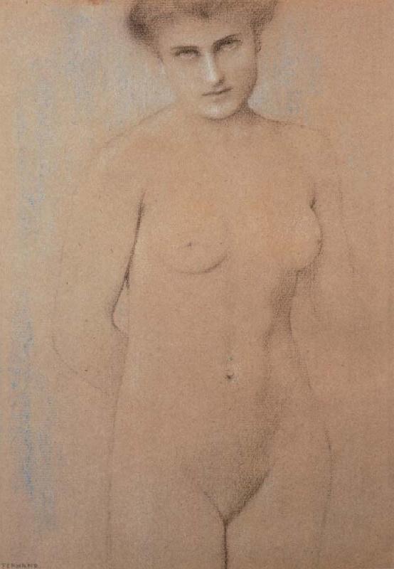 Fernand Khnopff Nude Study oil painting picture